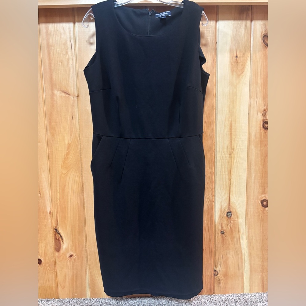 Classic Little Black Dress black sleeveless sheath dress by Lands' End